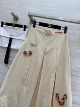 CC Pastoral Style Butterfly Skirt Beige Cotton